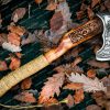 RK-333 Scandinavian style axe, Viking axe ,Hatchet, Viking Hatchet, Viking Bearded axe ,Battle axe, Birch wood,Handmade Luxury Gift For Men - Image 5