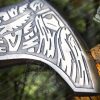 RK-333 Scandinavian style axe, Viking axe ,Hatchet, Viking Hatchet, Viking Bearded axe ,Battle axe, Birch wood,Handmade Luxury Gift For Men - Image 4
