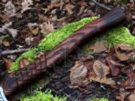 Dragon Viking Bearded Axe — Hand-Forged High-Carbon Steel, 19" Overall, Wood Handle, Leather Blade Cover - Image 4
