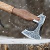 RK-356 Vityaz Viking Axe, Viking axe ,Hatchet, Viking Hatchet, Viking Beared axe ,Battle axe, Birch wood, Hand Forge Axe ,Handmade Luxury Gift For Men - Image 2