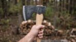 Dragon Hand Forged High Carbon Steel Viking Bearded Axe | 19 Inch | Wood Handle with Leather Blade Cover and Gift Box | Norse Dragon Collector Gift | RK-355 - Image 4