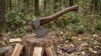 Emberbeard Hand Forged Damascus Viking Bearded Axe | 19 Inch | Rosewood Handle with Leather Blade Cover and Gift Box | Norse Bushcraft Collector Gift | RK-361 - Image 4