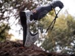 Thor Viking Bearded Axe — Hand-Forged High-Carbon Steel, 19" Overall, Wood Handle, Leather Blade Cover - Image 4