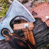 RK-348 Ransack Vikings Axe, Viking axe ,Hatchet, Viking Hatchet, Viking Bearded axe ,Battle axe, Birch wood, Hand Forge axe ,Ransack Viking, Birthday GIFT for HIM - Image 7