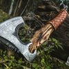 RK-354 Vityaz Axe, Viking axe ,Hatchet, Viking Hatchet, Viking Beared axe ,Battle axe, Birch wood, Scandinavian style axe ,Handmade ANNIVERSARY GIFT for HIM - Image 7