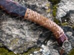 Viking Bearded Axe — Hand-Forged High-Carbon Steel, 19" Overall, Wood Handle, Leather Blade Cover - Image 4