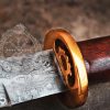 RK-346 Dragon Sword KATANA 32″ Long 22″Blade” 34oz Damascus SAMURAI NINJA Sword KATANA Japanese Sword Hand Made Sword With Wooden Sheath Gifts For Men Usa - Image 3