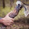 RK-353 Custom Gift Forged Carbon Steel Viking Axe with Rose Wood Shaft, Viking Bearded Camping Axe, Best Birthday&Anniversary Gift For Him - Image 3