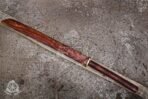 Dragon Katana Sword — Hand-Forged Damascus, Olive Wood Handle, Sheath Included - Image 5