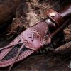 RK-368 BOB Cat 10' Damascus knife, Damascus Fixed Blade ,Hunting knife , Damascus Skinner knife, Damascus steel knife, Camping knife Walnut Wood BOB Cat knife Ransack vikings - Image 3