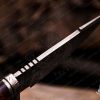 RK-368 BOB Cat 10' Damascus knife, Damascus Fixed Blade ,Hunting knife , Damascus Skinner knife, Damascus steel knife, Camping knife Walnut Wood BOB Cat knife Ransack vikings - Image 5