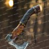 Mammen Viking axe ,Hatchet, Viking Hatchet, Viking Bearded axe ,Battle axe, Birch wood, Scandinavian style axe ,Handmade Luxury Gift For Men - Image 2