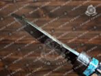 Damascus Hunting Knife — Hand-Forged, Stag Horn Handle, Leather Sheath (RK-343) - Image 3