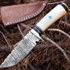 RK-386 Damascus Hunting Knife, Damascus Fixed Blade Camping Knife, Damascus Viking Knife, Damascus Skinner Knife Hand Made Knives Gifts For Men Best Quality knife  - Image 2