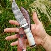 RK-386 Damascus Hunting Knife, Damascus Fixed Blade Camping Knife, Damascus Viking Knife, Damascus Skinner Knife Hand Made Knives Gifts For Men Best Quality knife  - Image 3