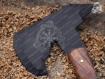 Norse Viking Bearded Axe — Hand-Forged High-Carbon Steel, 18" Overall, Rosewood Handle - Image 2