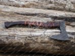 Norse Viking Bearded Axe, Hand-Forged High-Carbon Steel, 17″ Overall, Rosewood Handle - view 3