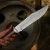 RK-492 Custom Handmade Damascus Hunting knife Beautiful sharp Best Quality Knife Wood Handle Best Collection Knife Gift for him , her Usa Made - Image 2