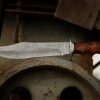 RK-492 Custom Handmade Damascus Hunting knife Beautiful sharp Best Quality Knife Wood Handle Best Collection Knife Gift for him , her Usa Made - Image 3