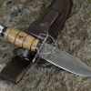 RK-494 Beautiful Hunting Camping Damascus Knife Handmade Knife Perfect for Hunting Top Rated Damascus Knife For sale Usa Made  - Image 2