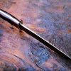 RK-473 14" DAMASCUS Steel Knife, Hand Forged Bowie Knife, Fixed Blade knife Hunting Knife, Exotic Rose Wood Handle, Personalized gift USA Made  - Image 3