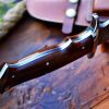 RK-473 14" DAMASCUS Steel Knife, Hand Forged Bowie Knife, Fixed Blade knife Hunting Knife, Exotic Rose Wood Handle, Personalized gift USA Made  - Image 4