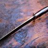 RK-473 14" DAMASCUS Steel Knife, Hand Forged Bowie Knife, Fixed Blade knife Hunting Knife, Exotic Rose Wood Handle, Personalized gift USA Made  - Image 8