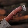 RK-470 Handmade Damascus Tactical Tracker Knife Damascus Steel Knives Wood Handle Beautiful Art Best Gift For Him and Her USA made Knives (Copy) - Image 3