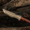 RK-470 Handmade Damascus Tactical Tracker Knife Damascus Steel Knives Wood Handle Beautiful Art Best Gift For Him and Her USA made Knives (Copy) - Image 4