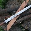 RK-498 Tanto Sword 25″ Long 19″Blade” D2 Steel Sword Japanese Sword Hand Made Sword With Leather Handle Gifts For Men Usa - Image 2