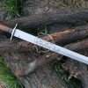RK-498 Tanto Sword 25″ Long 19″Blade” D2 Steel Sword Japanese Sword Hand Made Sword With Leather Handle Gifts For Men Usa - Image 3