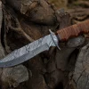 RK-487 Custom Handmade Damascus Steel Hunting Camping Knife Beautiful Handle Best Quality Top Rated Knives Gift For Him USA Made - Image 2