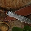 RK-477 Hand Made Damascus Steel Viking Dagger Knife Viking Knives Rose Wood Handle Beautiful Art Best Gift For Him and Her USA made - Image 3