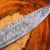 RK-500 Handmade Damascus Steel Chef Knife Hand forged Damascus kitchen knife Personalized Gift, Gift For Her, Gift For Him USA made Wood Handle  - Image 4