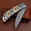 RK-409 Damascus Pocket knife Damascus Folding Knife Hand Forged knife Every Day Carry Knife Damascus Steel Knives USA Made Perfect Gift For Boyfriend - Image 2
