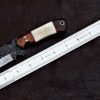 RK-414 Damascus Steel Skinner Camping Knife Handmade Sharp Knife Damascus Knives Gift For Her / Him USA Made Hunting Knives - Image 2