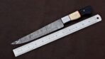 Damascus Fish Fillet Knife — Hand-Forged, Bone Handle, Leather Sheath (RK-423) - Image 2