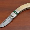 RK-424 Damascus Pocket knife Damascus Folding Knife Hand Forged knife Every Day Carry Knife Back lock Damascus Knives USA Made Gift For Him Gift For Her - Image 2