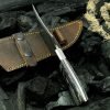 RK-459 Handmade Damascus Skinner Camping Knife Forged Damascus Knives Hard Wood Beautiful Art Best Gift For Him and Her USA made Knives - Image 2