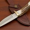 RK-403 Hand Forged Hunting Skinner Knife, Fixed Blade Knife, Steel knives, Beautiful Hand Made Knives Gifts For Men - Image 2
