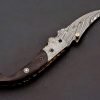 RK-444 Liner Lock Damascus Pocket knife Damascus Bolster G10 Hand Forged knife Every Day Carry Knife Damascus Knives USA Made Gift For Him Gift For Her - Image 4