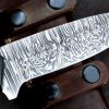 RK-418 Damascus Steel Forged Skinner Knife Camping Knife Handmade Knife Damascus Knives Perfect For Hunting Beautiful Handle Gift For Her / Him USA Made - Image 5