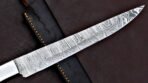 Damascus Fish Fillet Knife — Hand-Forged, Bone Handle, Leather Sheath (RK-423) - Image 5