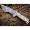 RK-461 Handmade Damascus Hunting Bowie Camping Knife Forged Damascus Knives Beautiful Art Best Gift For Him and Her USA made Knives - Image 5