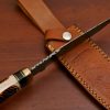 RK-398 Damascus Hunting Bowie Knife, Handmade Fixed Blade Camping Knife, Custom Made knives, Damascus Premium Knives Gifts For Men USA - Image 7