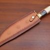 RK-455 Handmade Damascus Hunting Bowie Camping Knife Forged Damascus Knives Wood Handle Beautiful Art Best Gift For Him and Her USA made Knives - Image 7