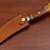 RK-454 Handmade Damascus Skinner Camping Knife Forged Damascus Knives Wood Handle Beautiful Art Best Gift For Him and Her USA made Knives - Image 9