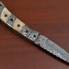RK-409 Damascus Pocket knife Damascus Folding Knife Hand Forged knife Every Day Carry Knife Damascus Steel Knives USA Made Perfect Gift For Boyfriend - Image 9