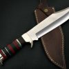RK-448 Hand Forged Carbon Steel Hunting Bowie Knife, Fixed Blade Knife, Damascus knives, Damascus Hand Made Knives Gifts For Men USA - Image 6