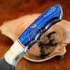 RK-539 Custom Handmade Damascus Tracker Knife Hunting Knives Tactical Knife Camping knives Hard Wood Handle Gift For Him - Image 3